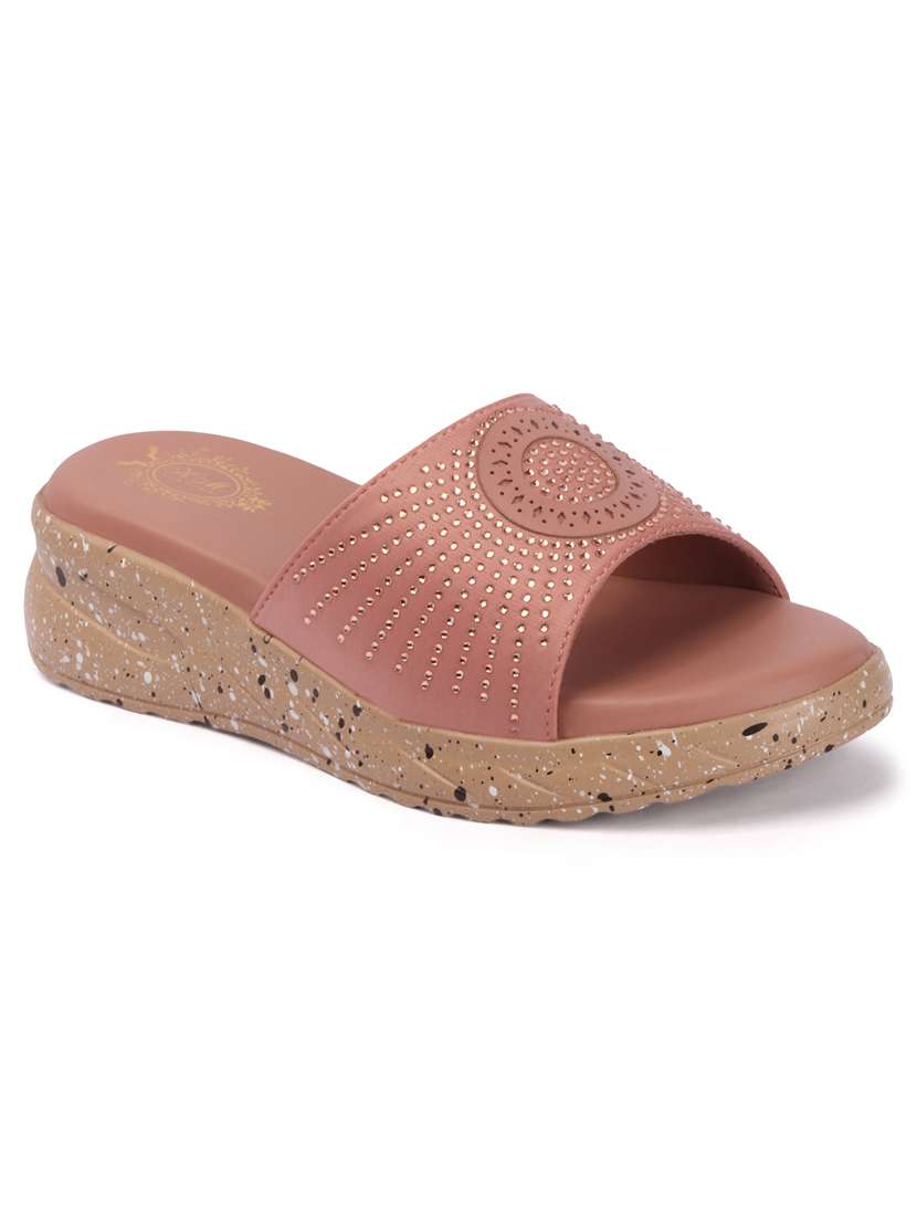 women embellished slip on wedges - 22580577 -  Standard Image - 1