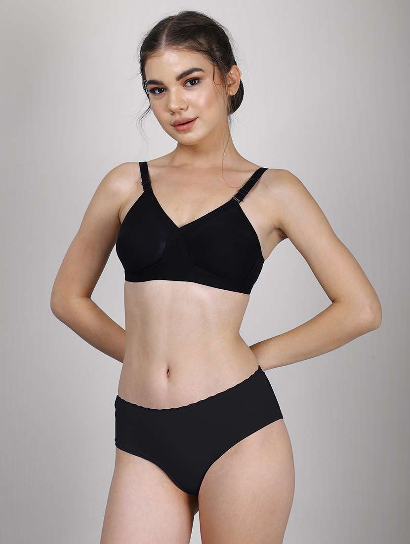 Women Pack Of 2 Solid Full Coverage Bra - 22580798 -  Standard Image - 1