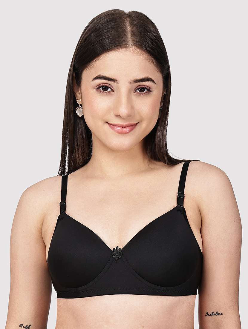 women pack of 2 solid full coverage bra - 22580846 -  Standard Image - 1