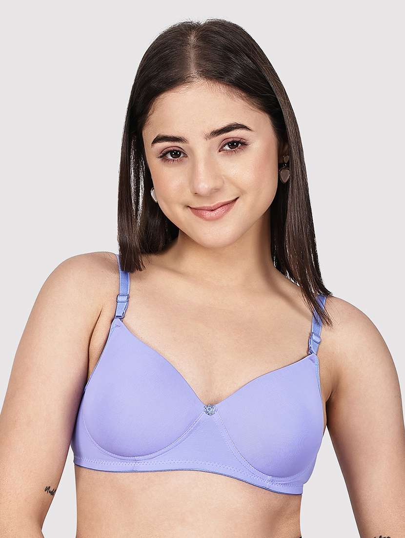 women pack of 2 solid three fourth coverage t-shirt bra - 22580854 -  Standard Image - 1