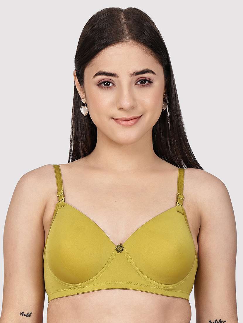 Women Pack Of 2 Solid Full Coverage T-shirt Bra - 22580875 -  Standard Image - 1