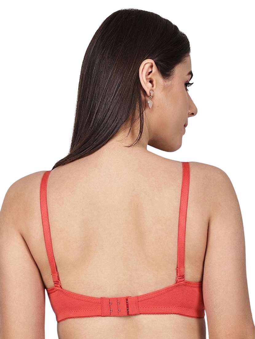 women pack of 3 solid three fourth coverage t-shirt bra - 22580903 -  Standard Image - 4