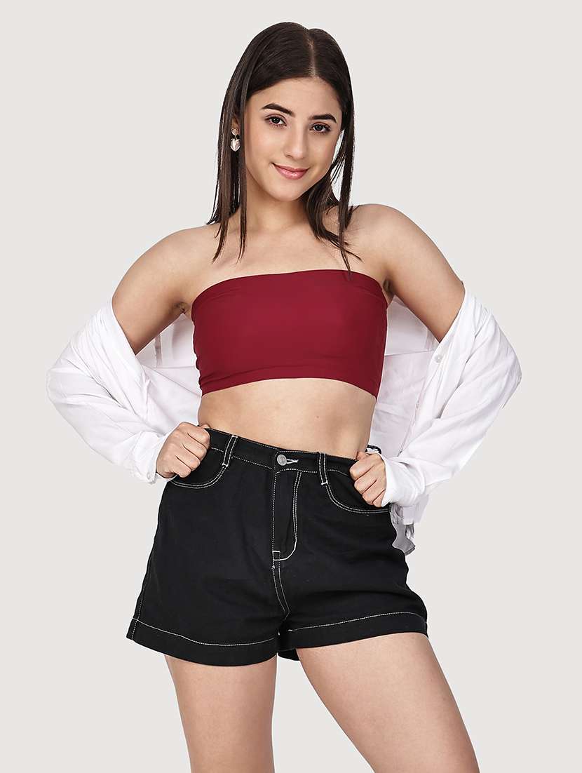 women solid full coverage tube bra - 22580947 -  Standard Image - 4