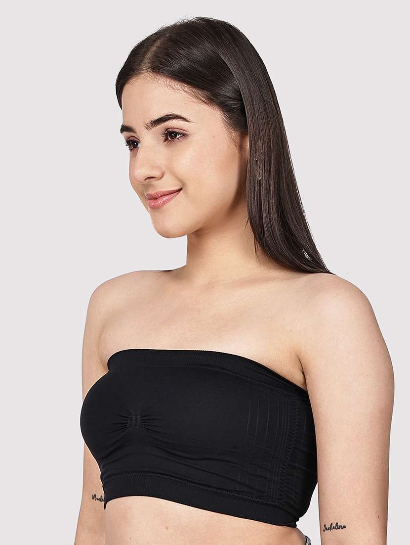 Women Solid Full Coverage Tube Bra - 22580955 -  Standard Image - 1