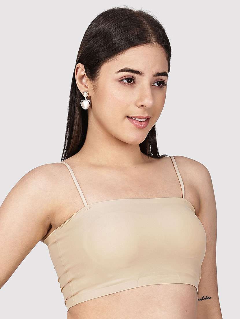 Women Solid Full Coverage Tube Bra - 22580975 -  Standard Image - 1