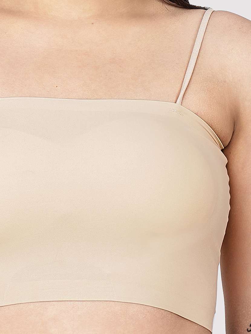 Women Solid Full Coverage Tube Bra - 22580975 -  Standard Image - 4