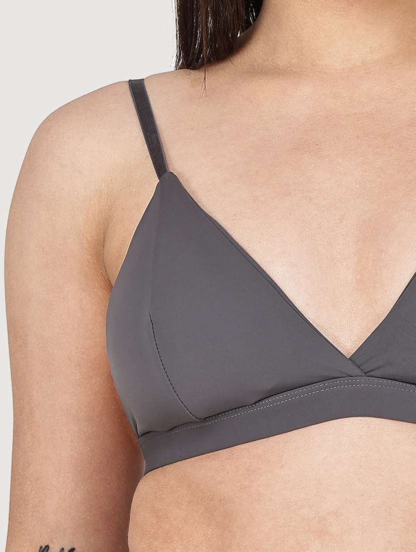 Women Solid Half Coverage Bralette - 22580994 -  Standard Image - 4