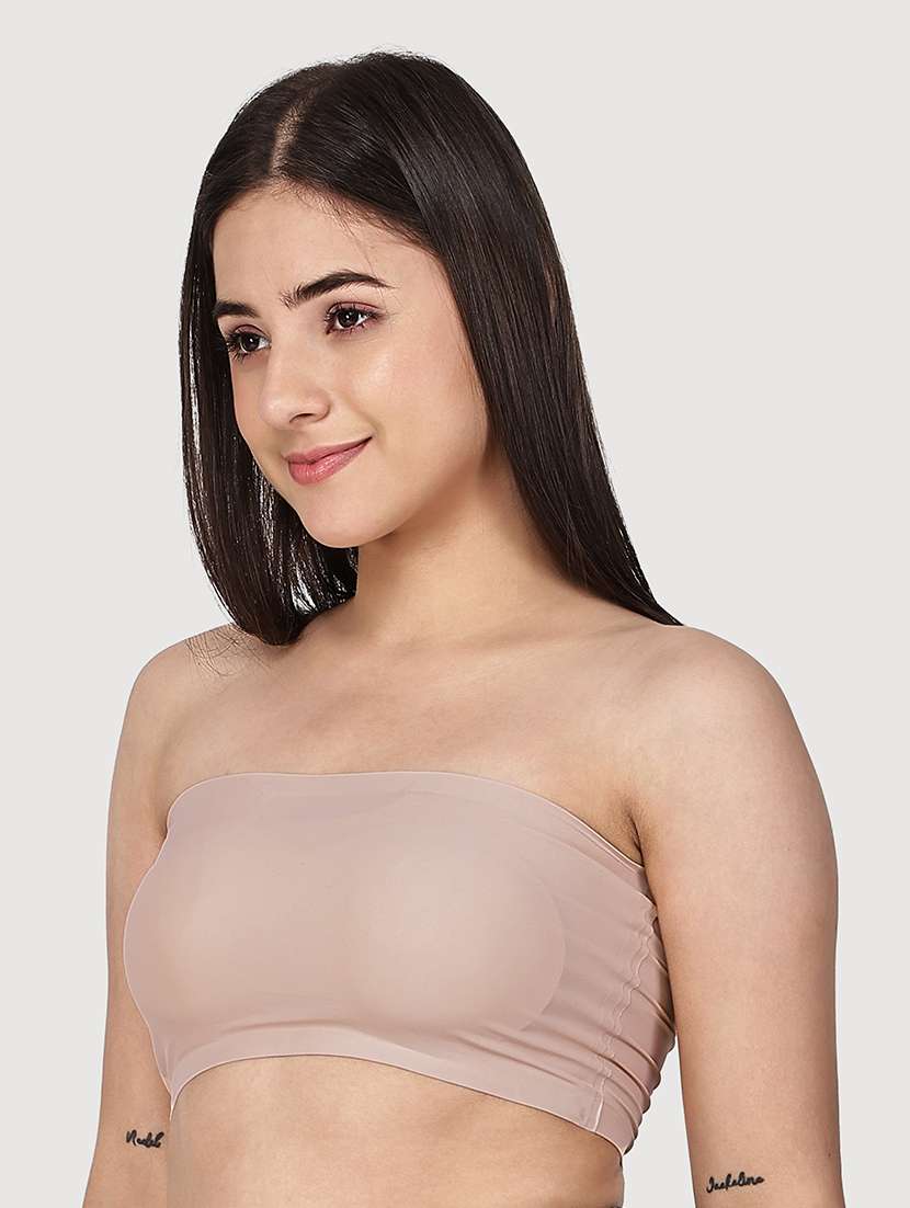 Women Solid Full Coverage Tube Bra - 22580998 -  Standard Image - 1