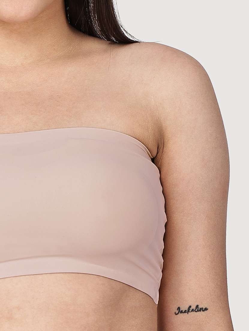 Women Solid Full Coverage Tube Bra - 22580998 -  Standard Image - 4