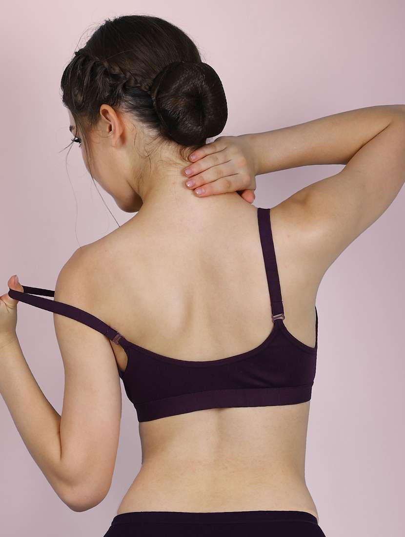women pack of 2 solid full coverage bra - 22581040 -  Standard Image - 1