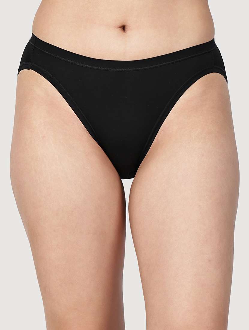 women pack of 2 solid mid rise regular panty - 22581243 -  Standard Image - 1