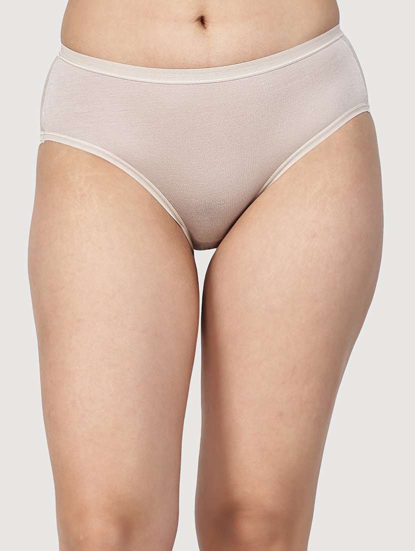 Women Pack Of 2 Solid Mid Rise Hipster Panty - 22581266 -  Standard Image - 1