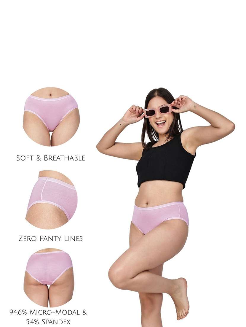 women pack of 2 solid mid rise hipster panty - 22581268 -  Standard Image - 4
