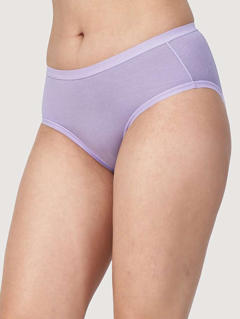 women solid mid rise hipster panty - 22581285 -  Standard Image - 1
