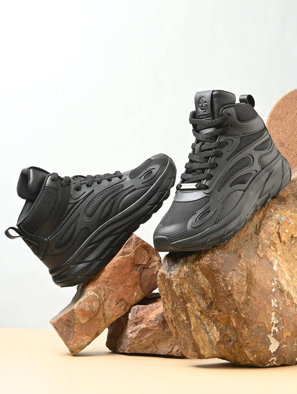 Women Textured Lace Up Sports Shoes - 22581392 -  Standard Image - 1