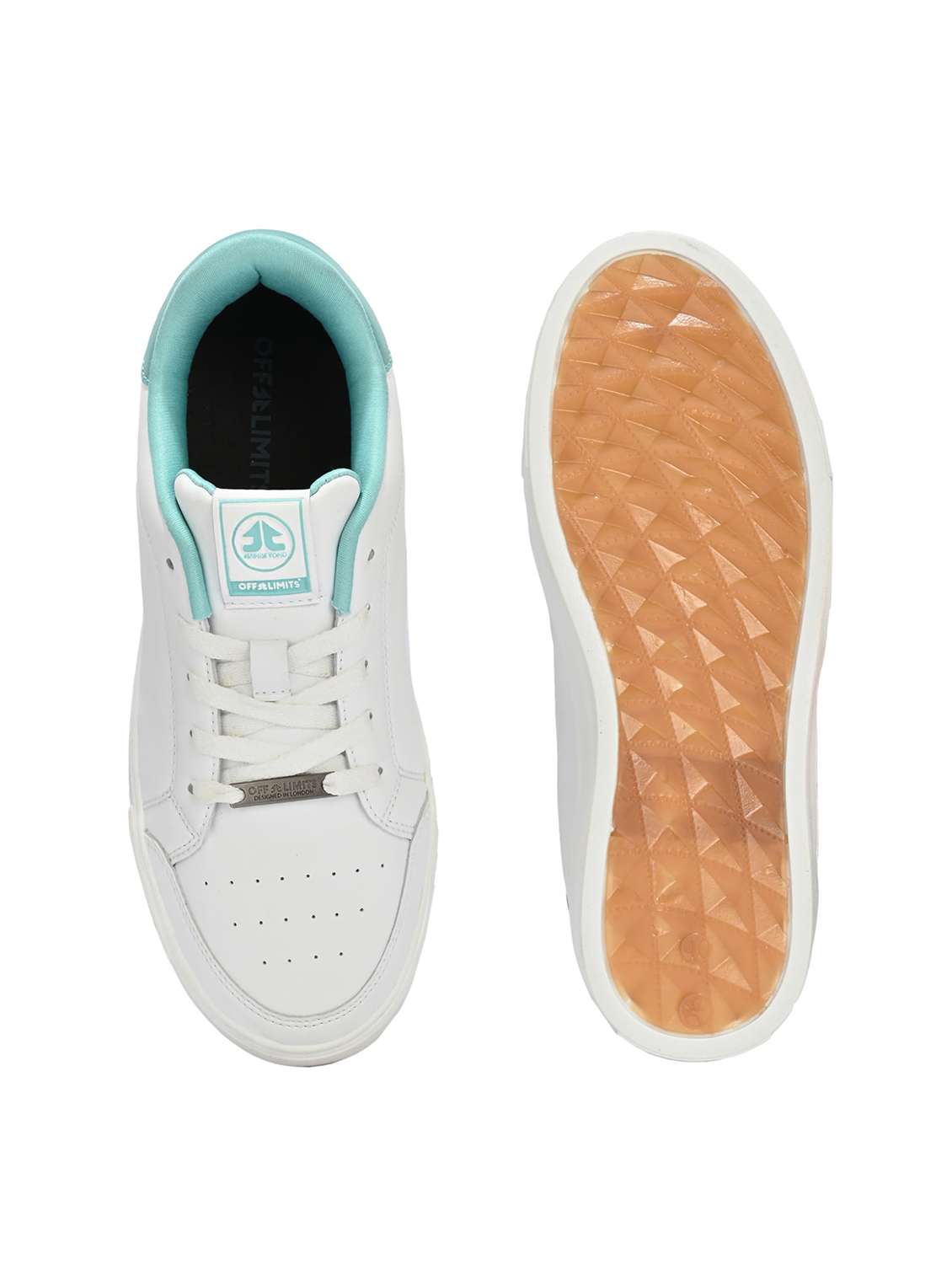 women solid lace up sneakers - 22581401 -  Standard Image - 4