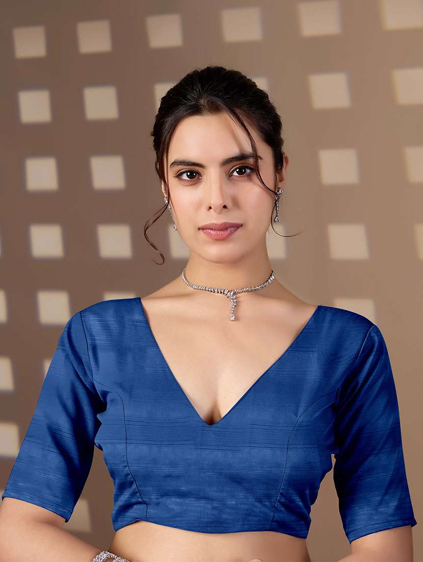 women printed casual wear saree with blouse - 22581435 -  Standard Image - 4