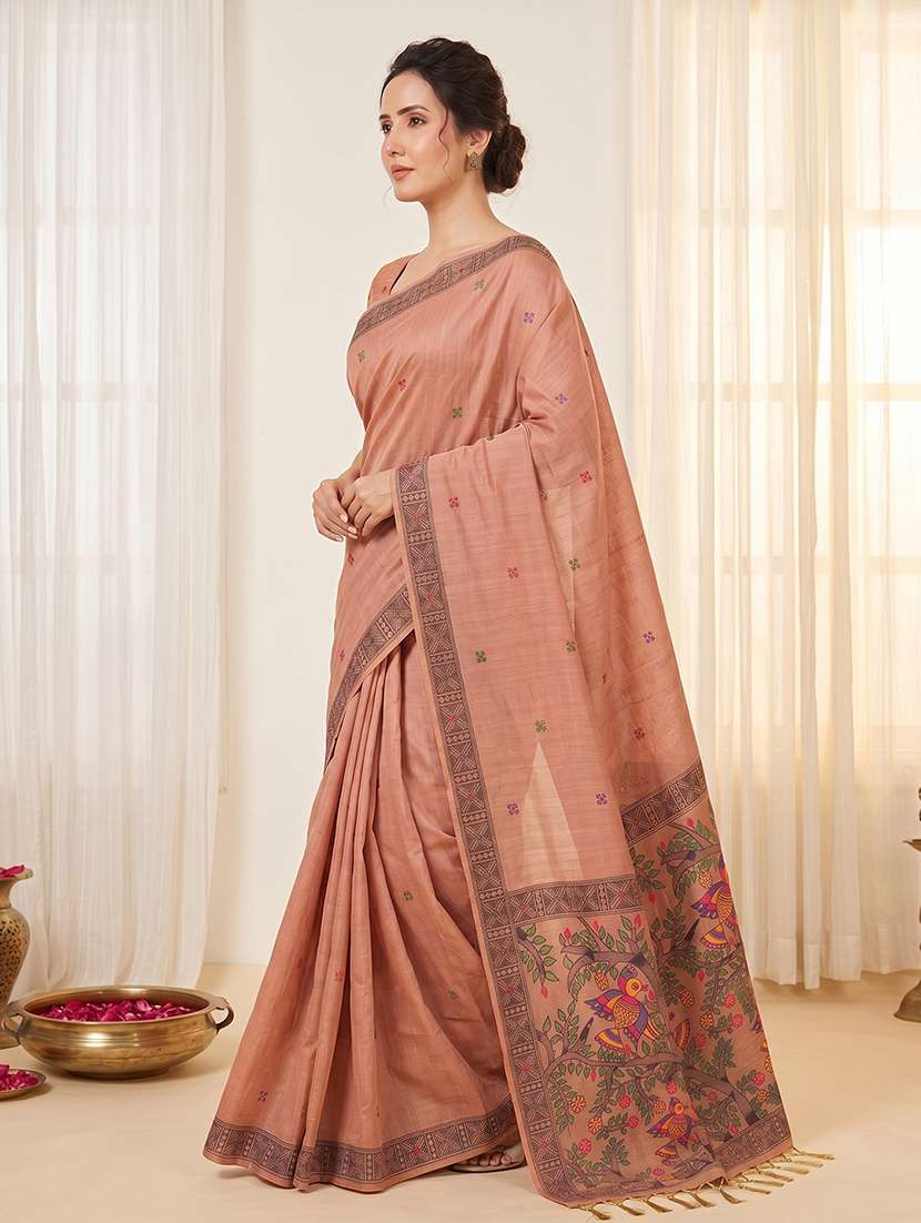women printed casual wear saree with blouse - 22581500 -  Standard Image - 1