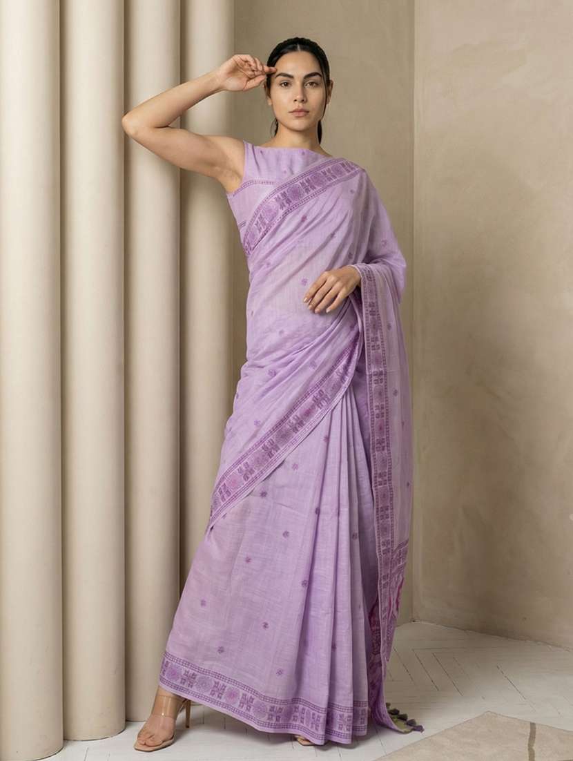 women printed casual wear saree with blouse - 22581513 -  Standard Image - 1