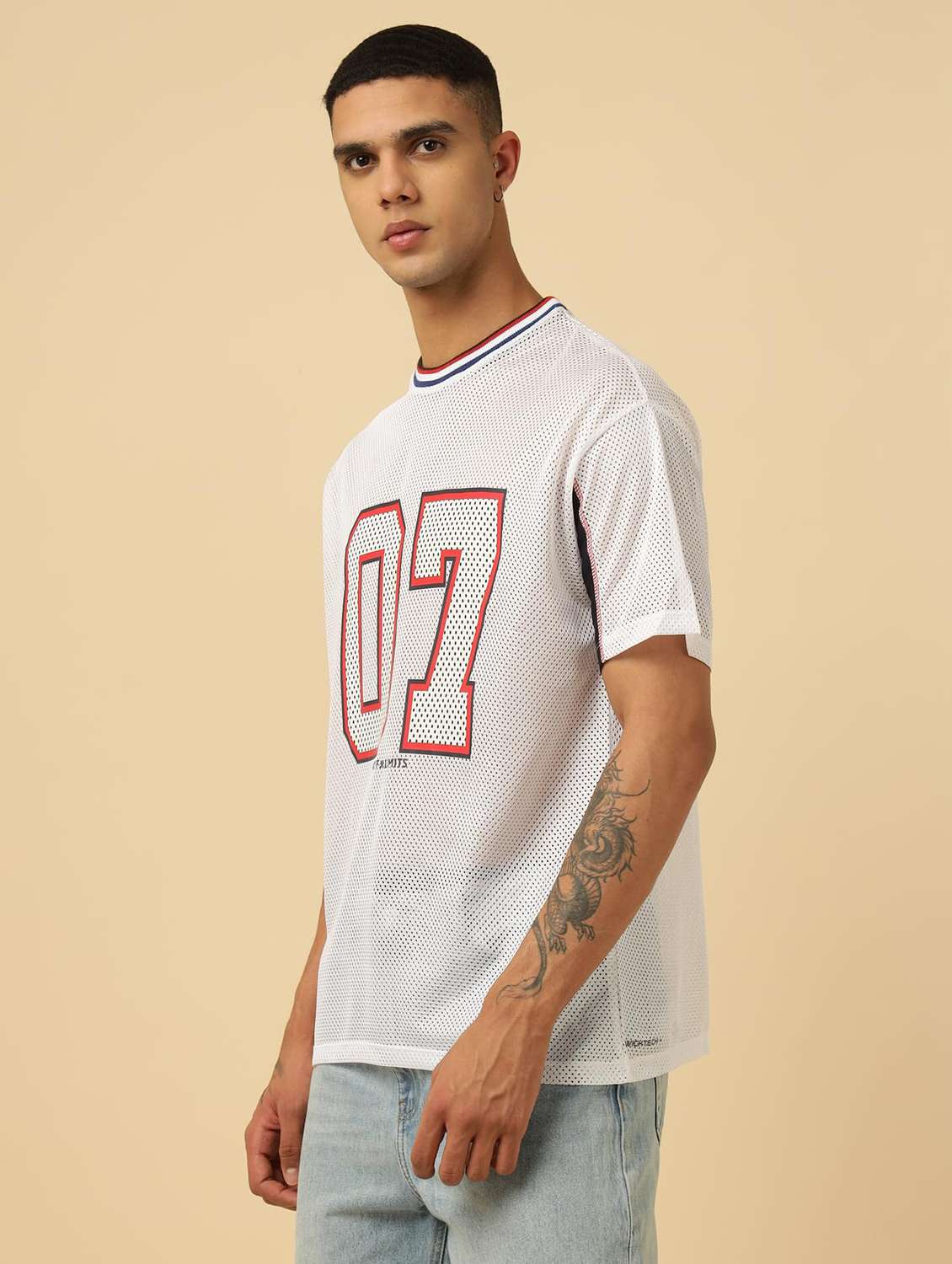 Men Printed Short Sleeves Relaxed Fit T-shirt - 22581779 -  Standard Image - 1