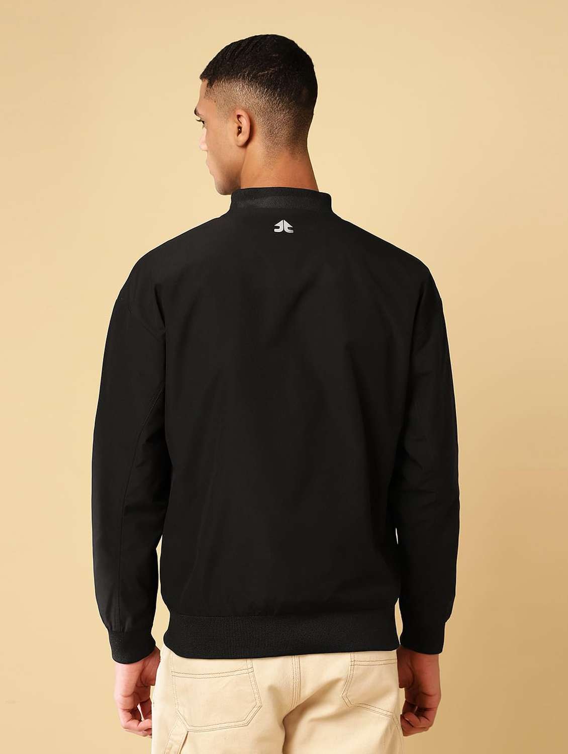 men solid long sleeves bomber jacket - 22581785 -  Standard Image - 4