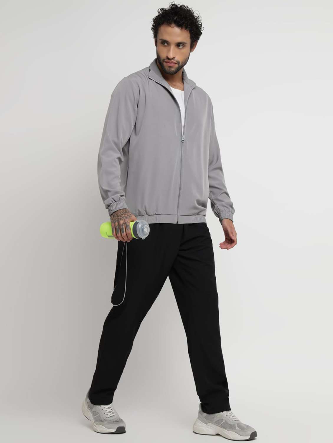 men solid long sleeves regular fit jacket - 22581786 -  Standard Image - 4