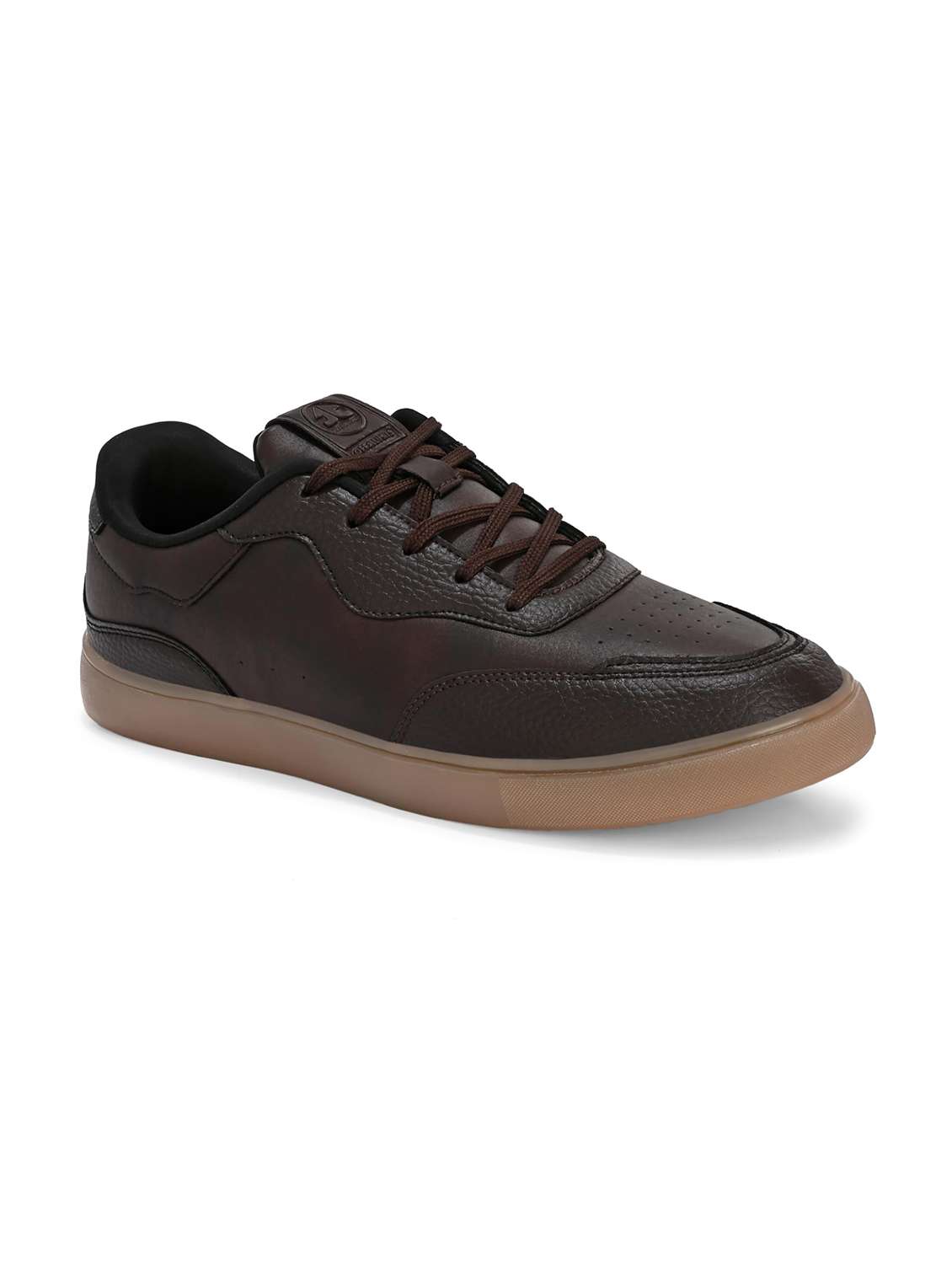 men solid lace up sneaker - 22581848 -  Standard Image - 1