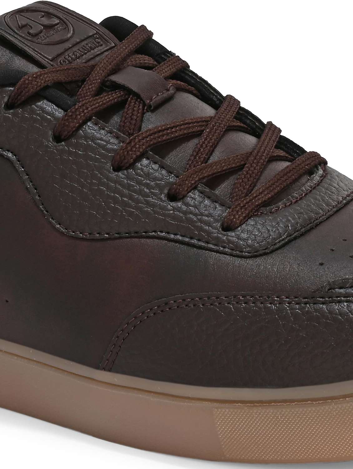 men solid lace up sneaker - 22581848 -  Standard Image - 4