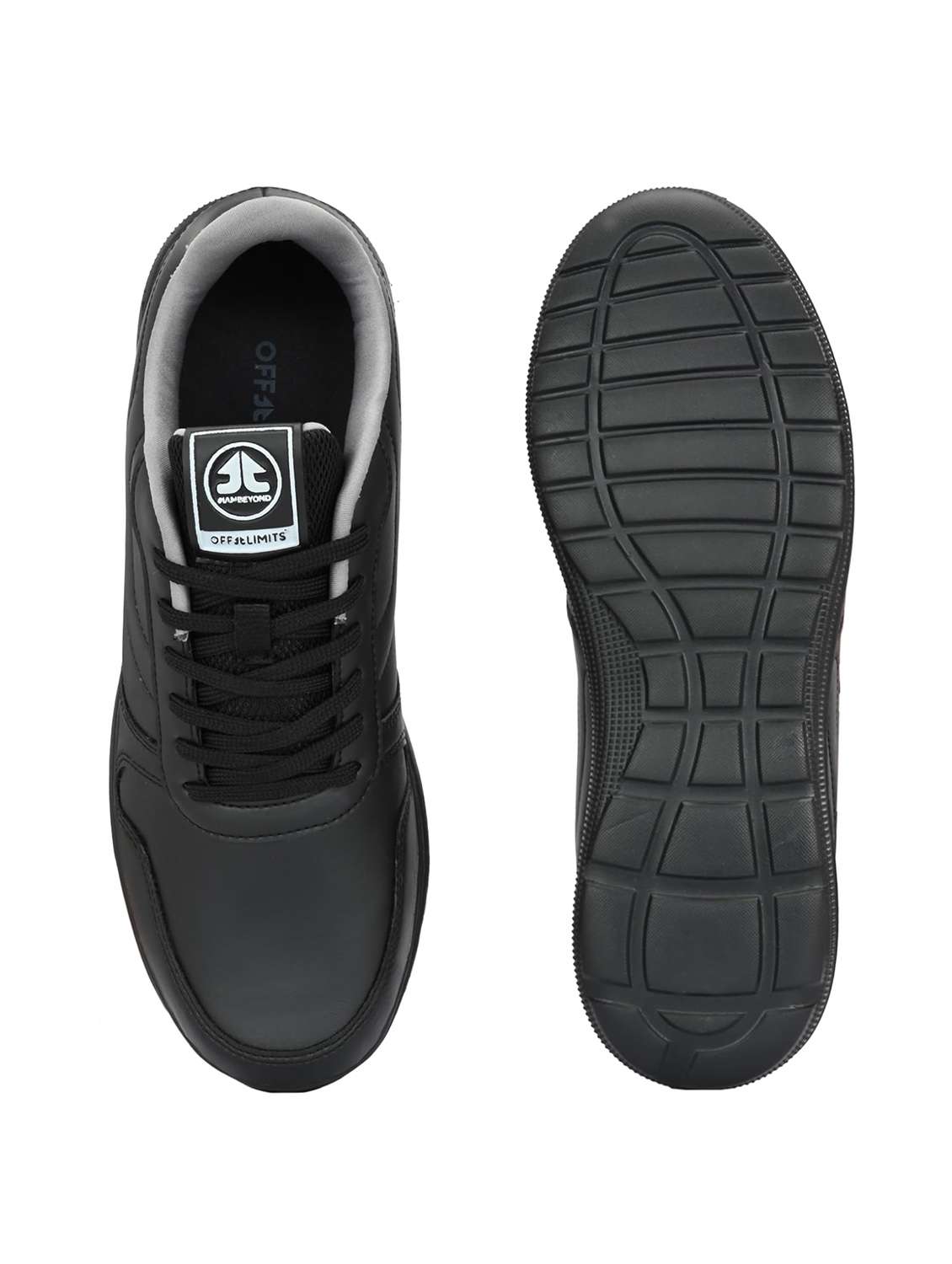 men solid lace up sneaker - 22581877 -  Standard Image - 6