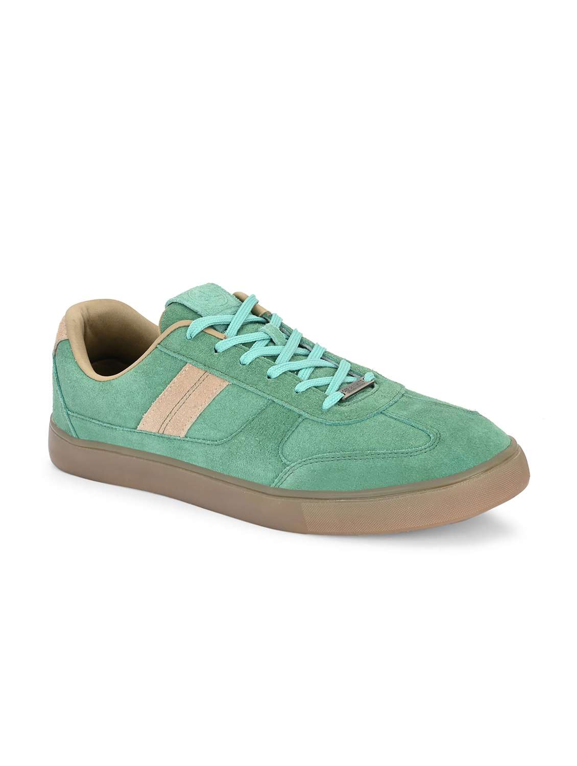men striped lace up sneaker - 22581958 -  Standard Image - 1