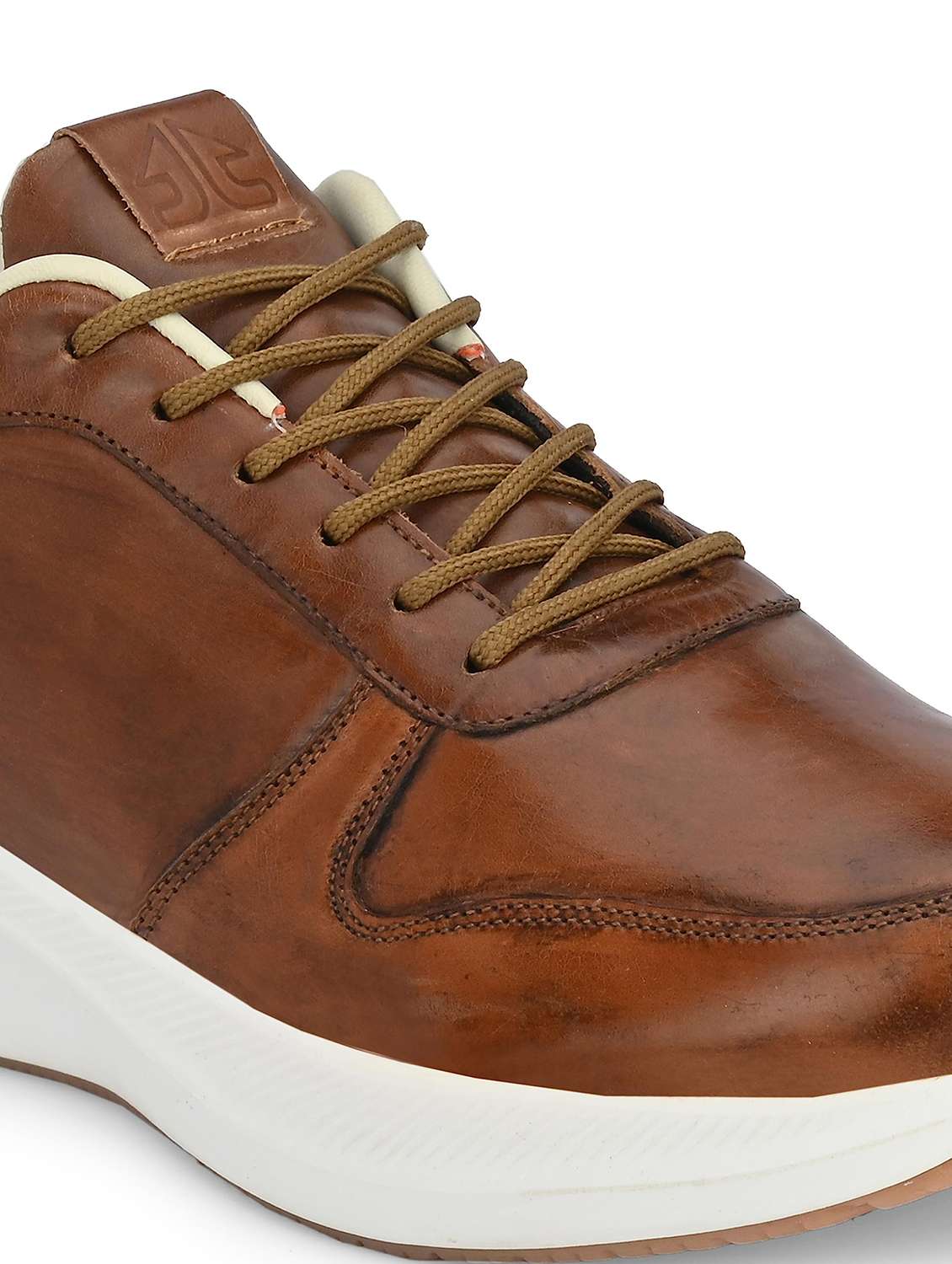 men solid lace up sneaker - 22581969 -  Standard Image - 4