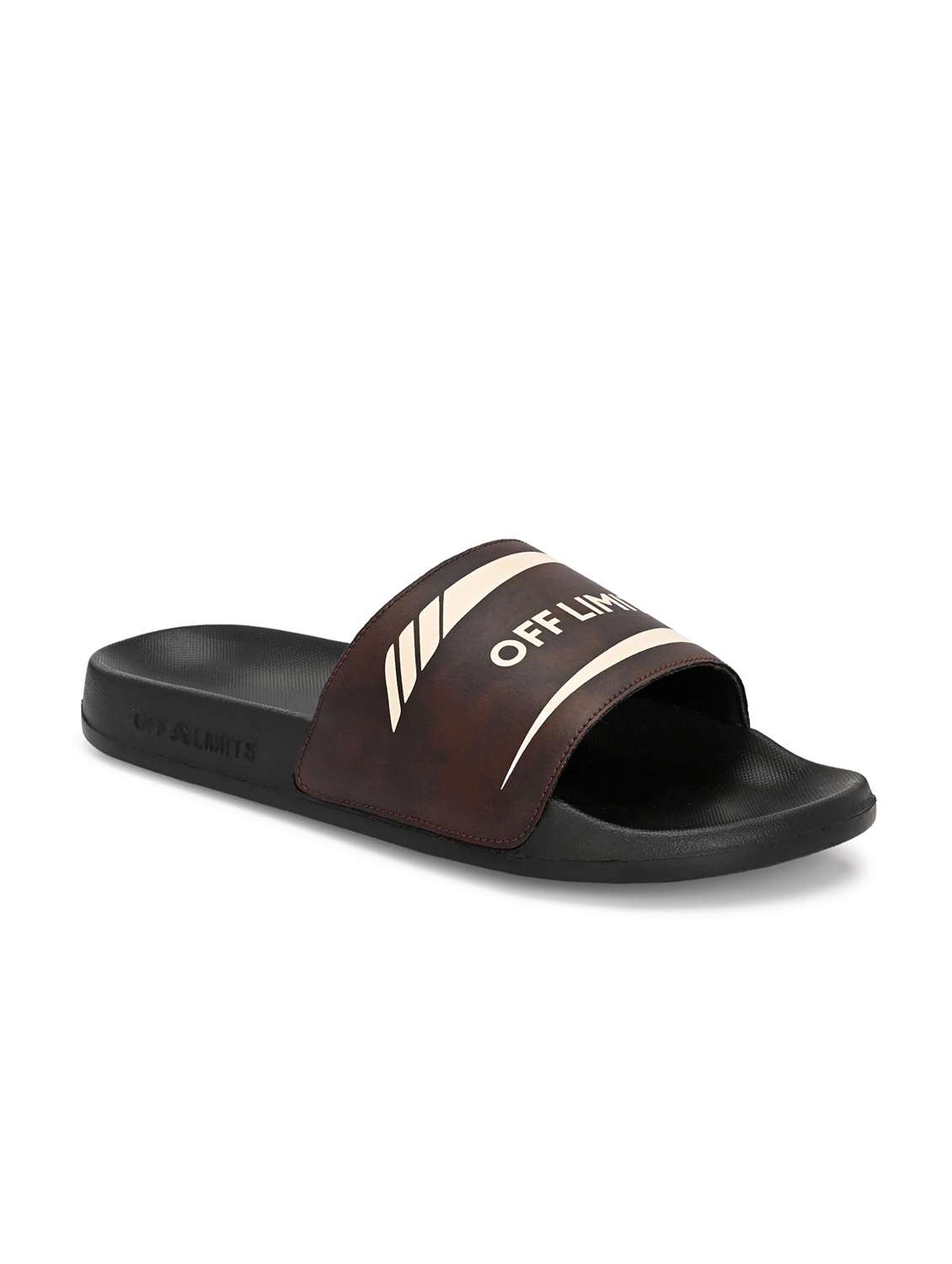 men printed slip on slider - 22581986 -  Standard Image - 1