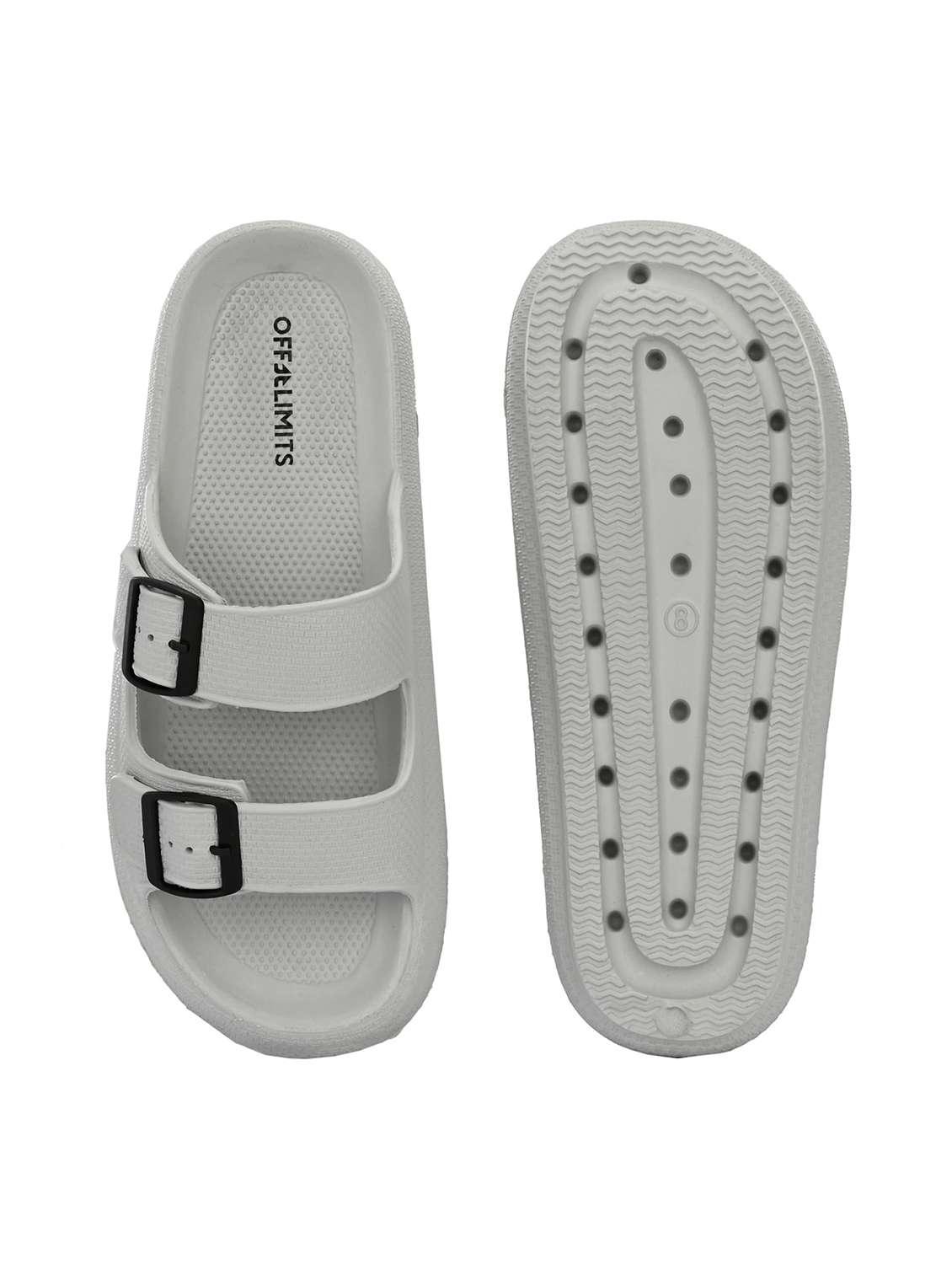 men solid slip on slider - 22581992 -  Standard Image - 4