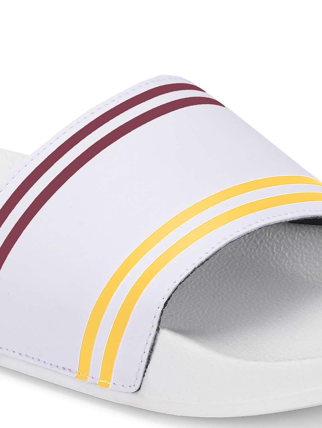 men striped slip on slider - 22581993 -  Standard Image - 4
