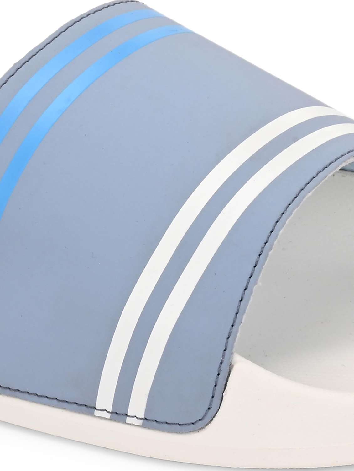 men striped slip on slider - 22581994 -  Standard Image - 4