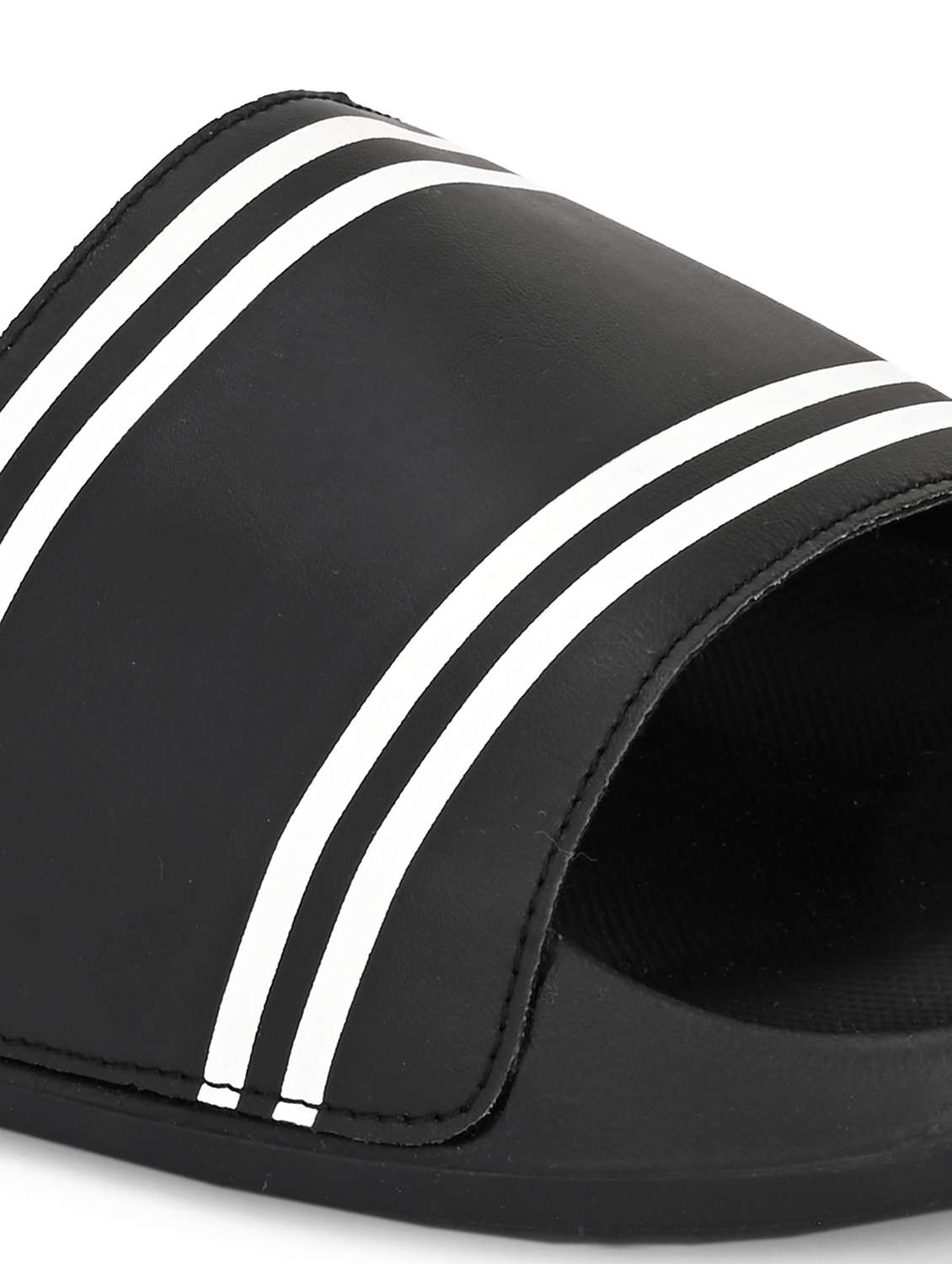 Men Striped Slip On Slider - 22581995 -  Standard Image - 4