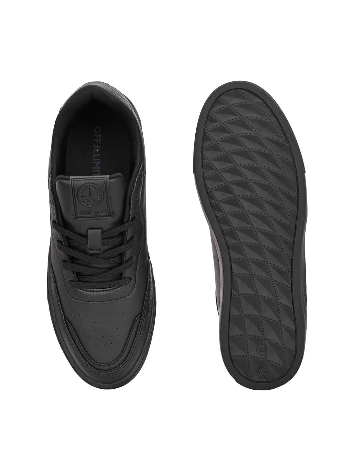 men solid lace up sneaker - 22582008 -  Standard Image - 6