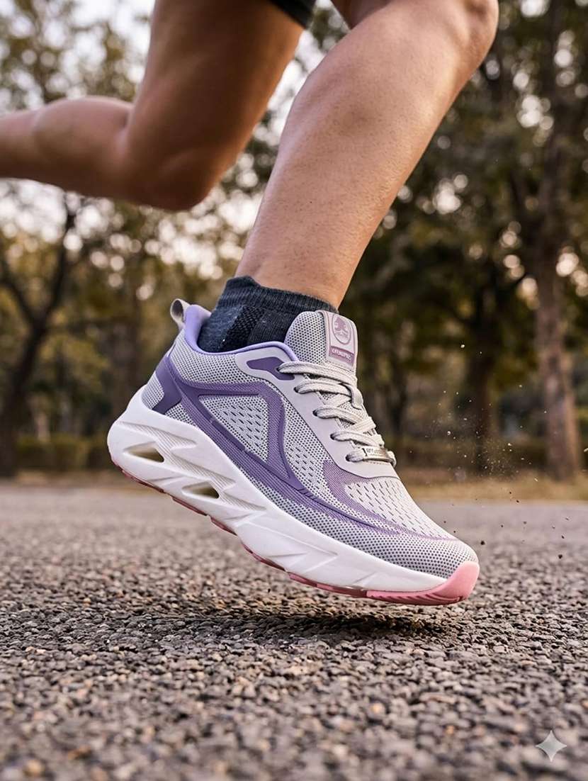 women textured lace up sports shoes - 22582189 -  Standard Image - 4