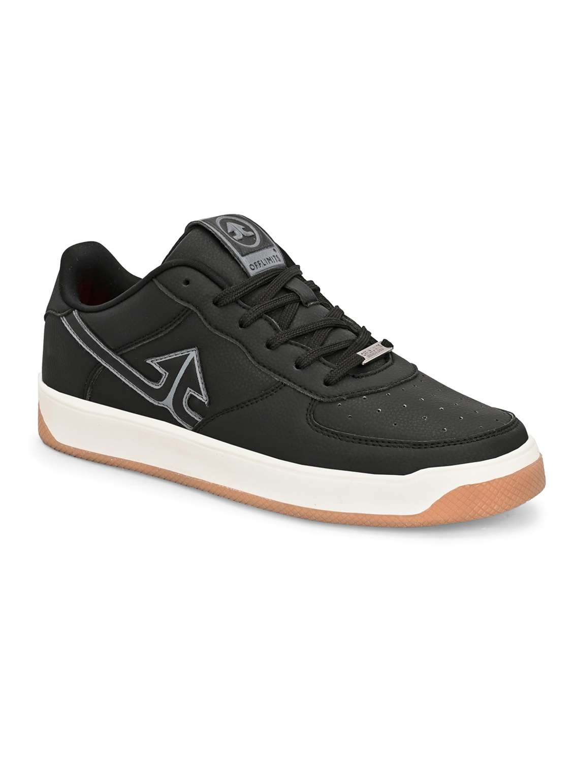 men solid lace up sneaker - 22582246 -  Standard Image - 1