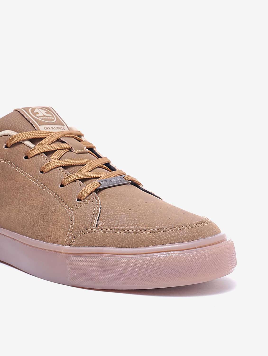 men solid lace up sneaker - 22582249 -  Standard Image - 4
