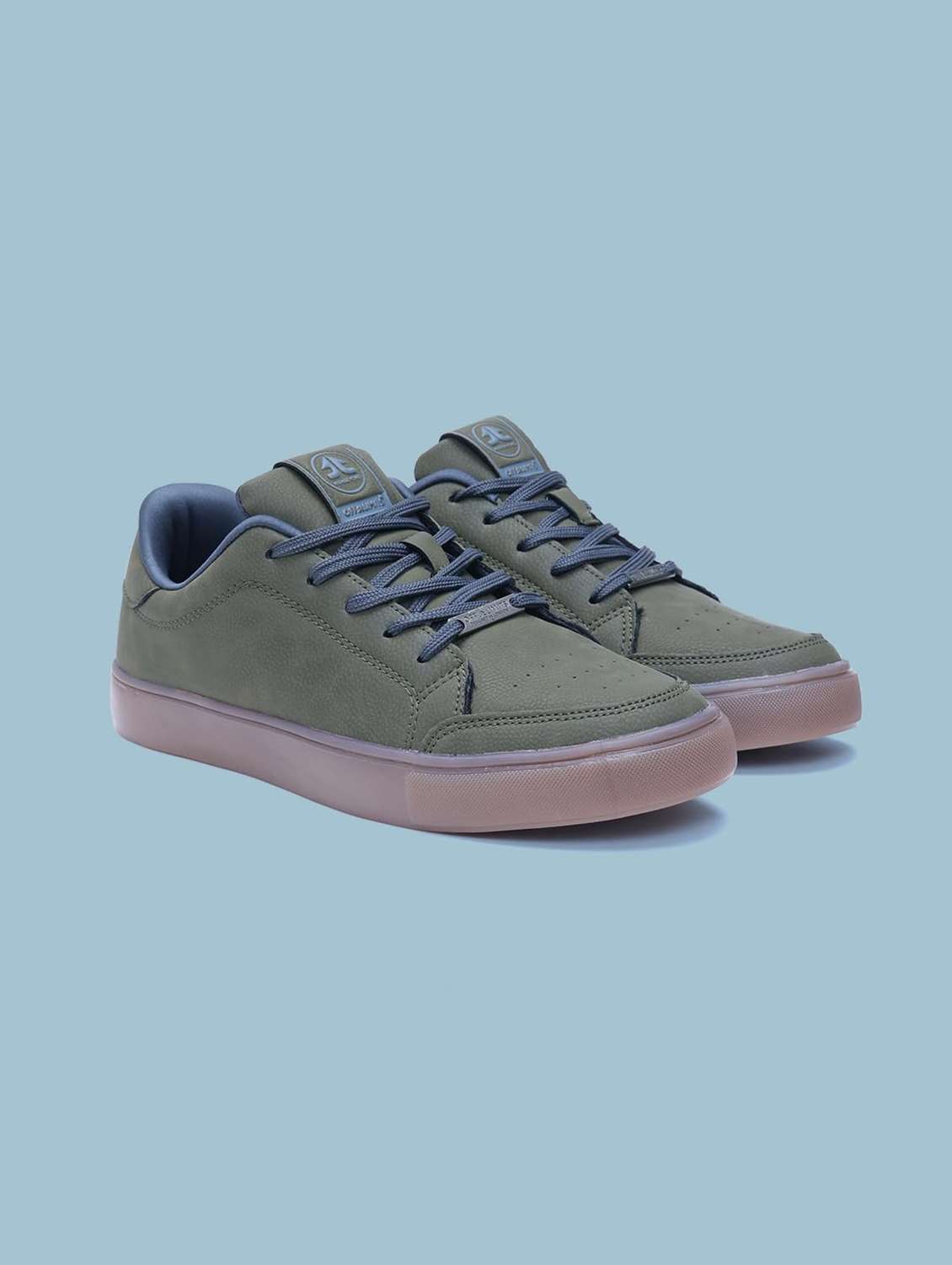 men solid lace up sneaker - 22582251 -  Standard Image - 1