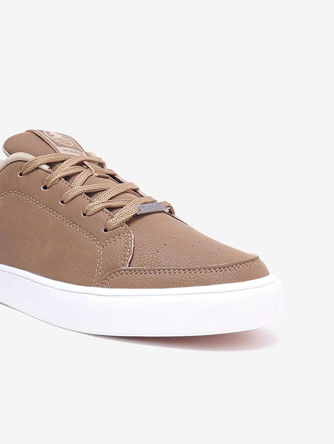 Men Solid Lace Up Sneaker - 22582255 -  Standard Image - 4
