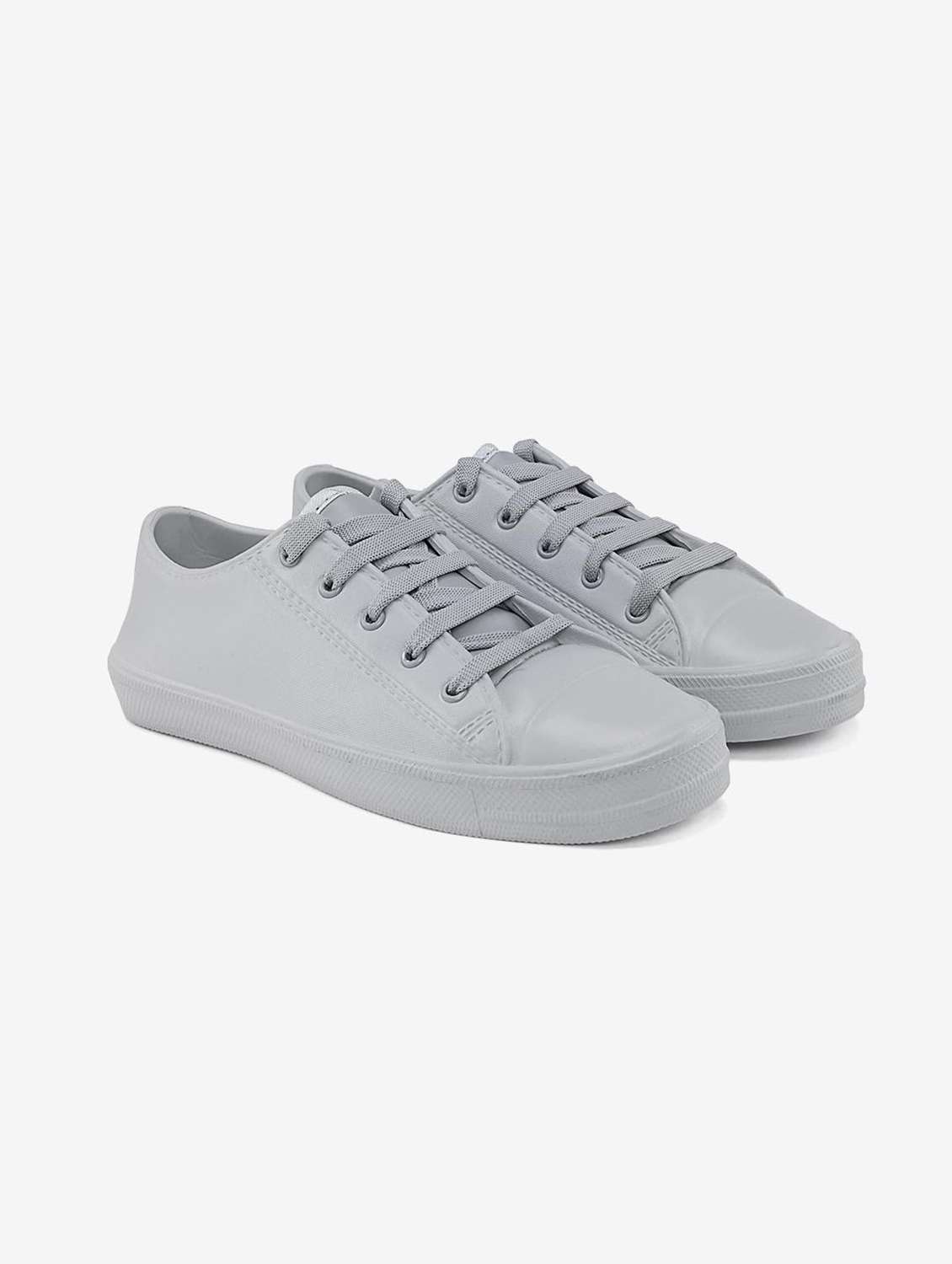 men solid lace up sneaker - 22582258 -  Standard Image - 1