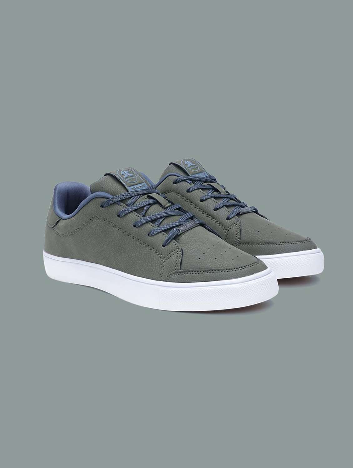 men solid lace up sneaker - 22582260 -  Standard Image - 1