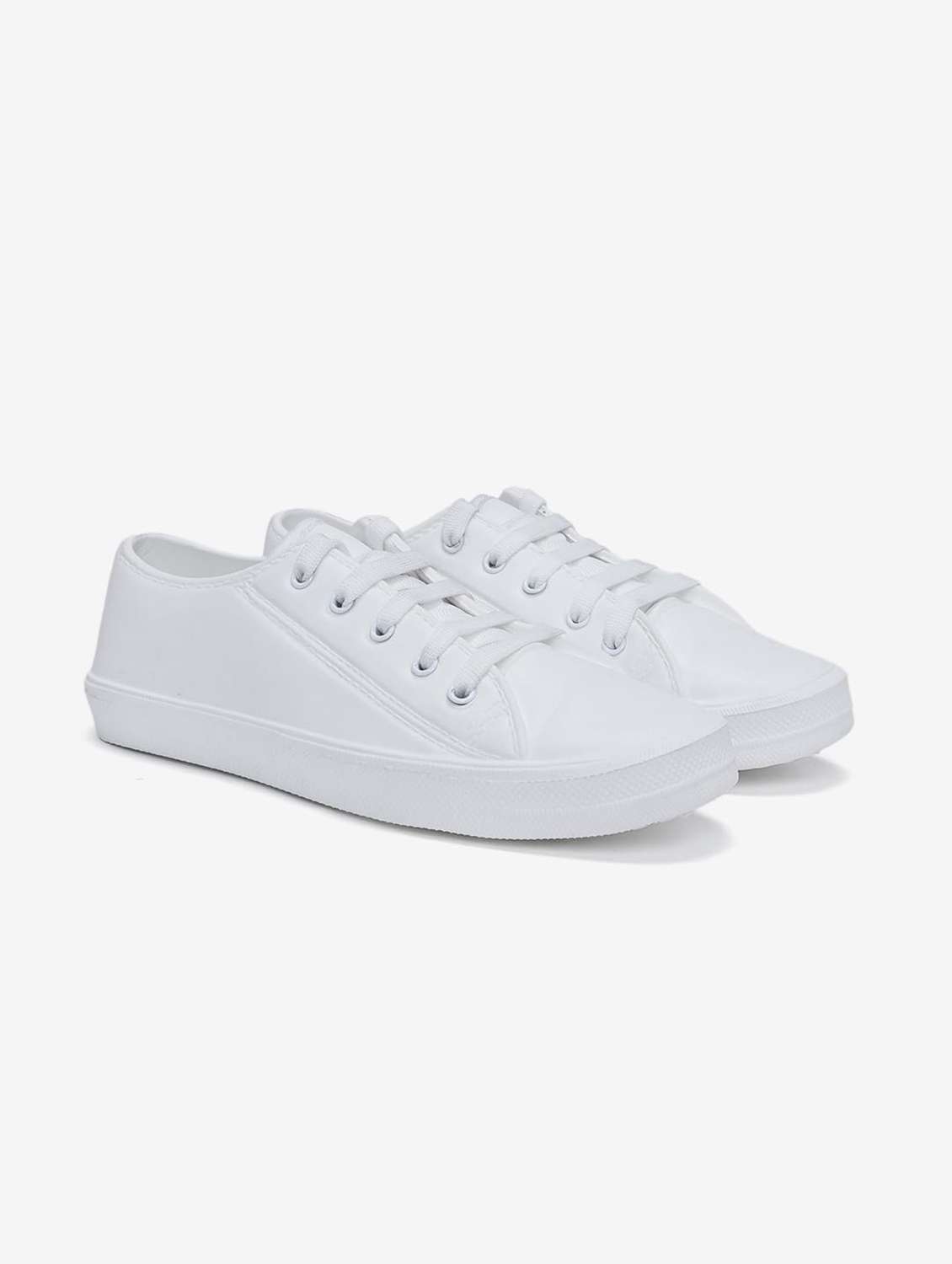 men solid lace up sneaker - 22582273 -  Standard Image - 1