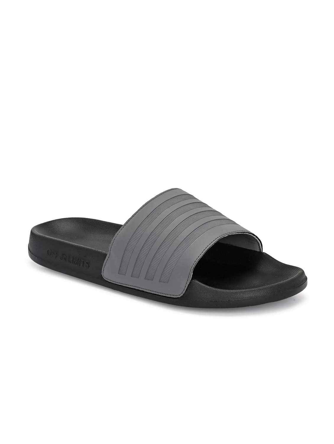 Men Textured Slip On Slider - 22582322 -  Standard Image - 1