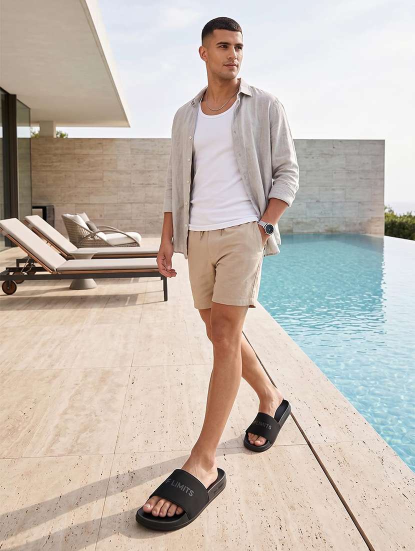 Men Printed Slip On Slider - 22582326 -  Standard Image - 4