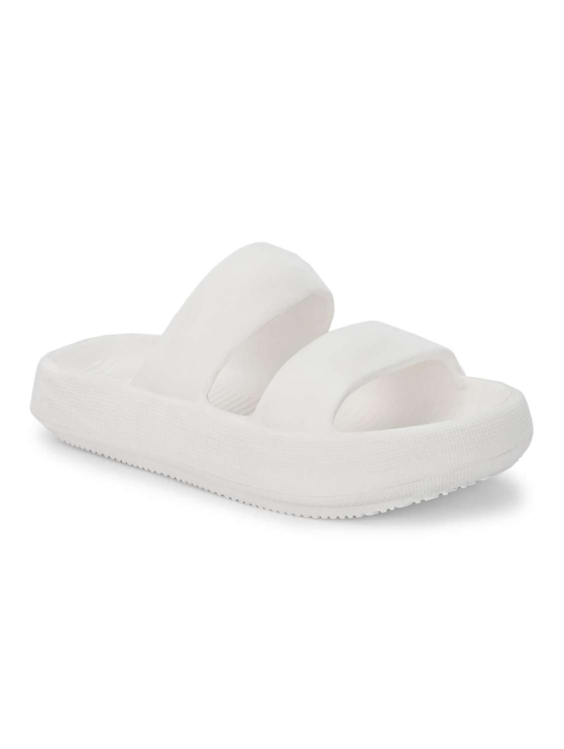 Men Solid Slip On Slider - 22582327 -  Standard Image - 1