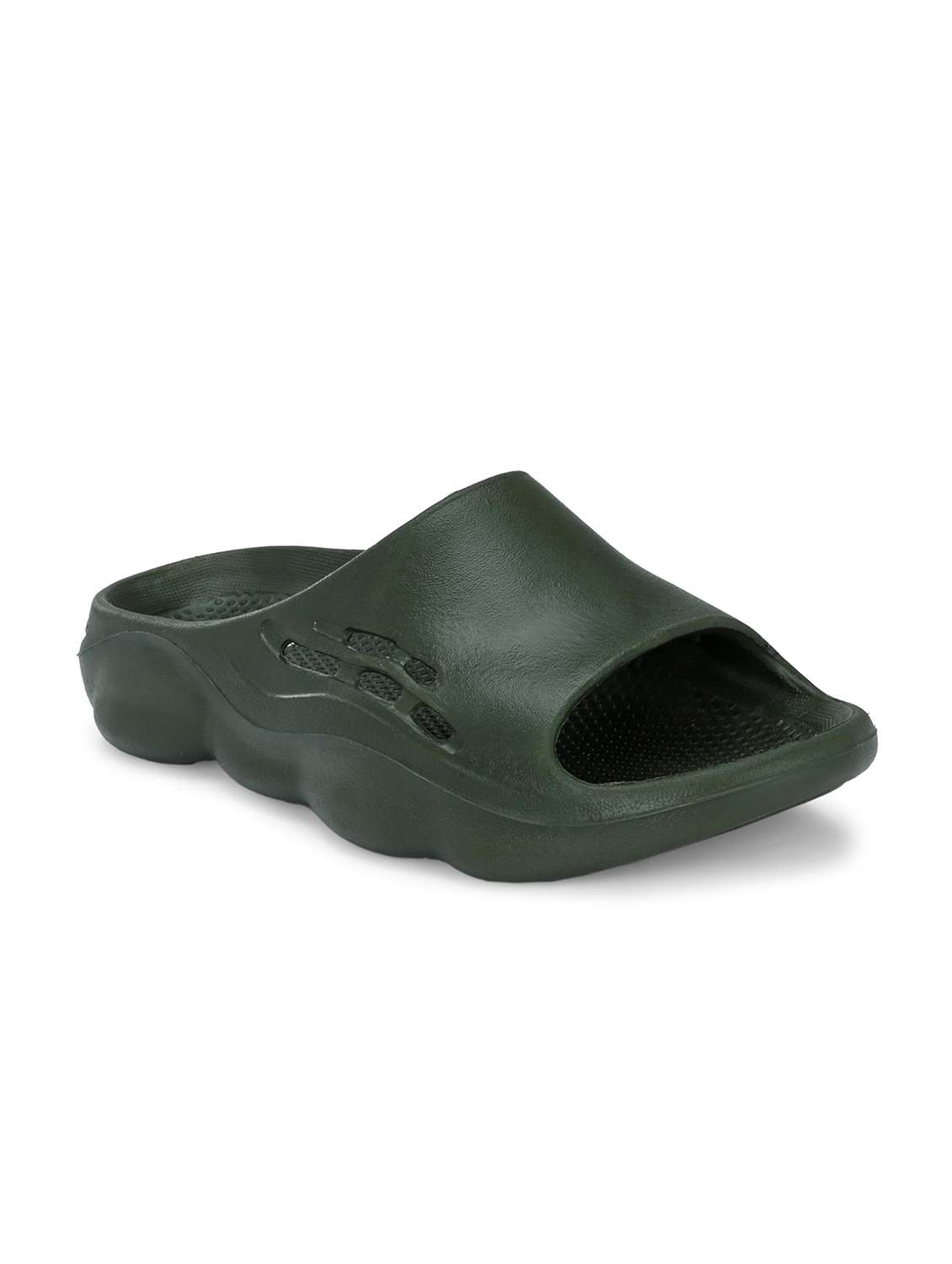 men textured slip on slider - 22582329 -  Standard Image - 1