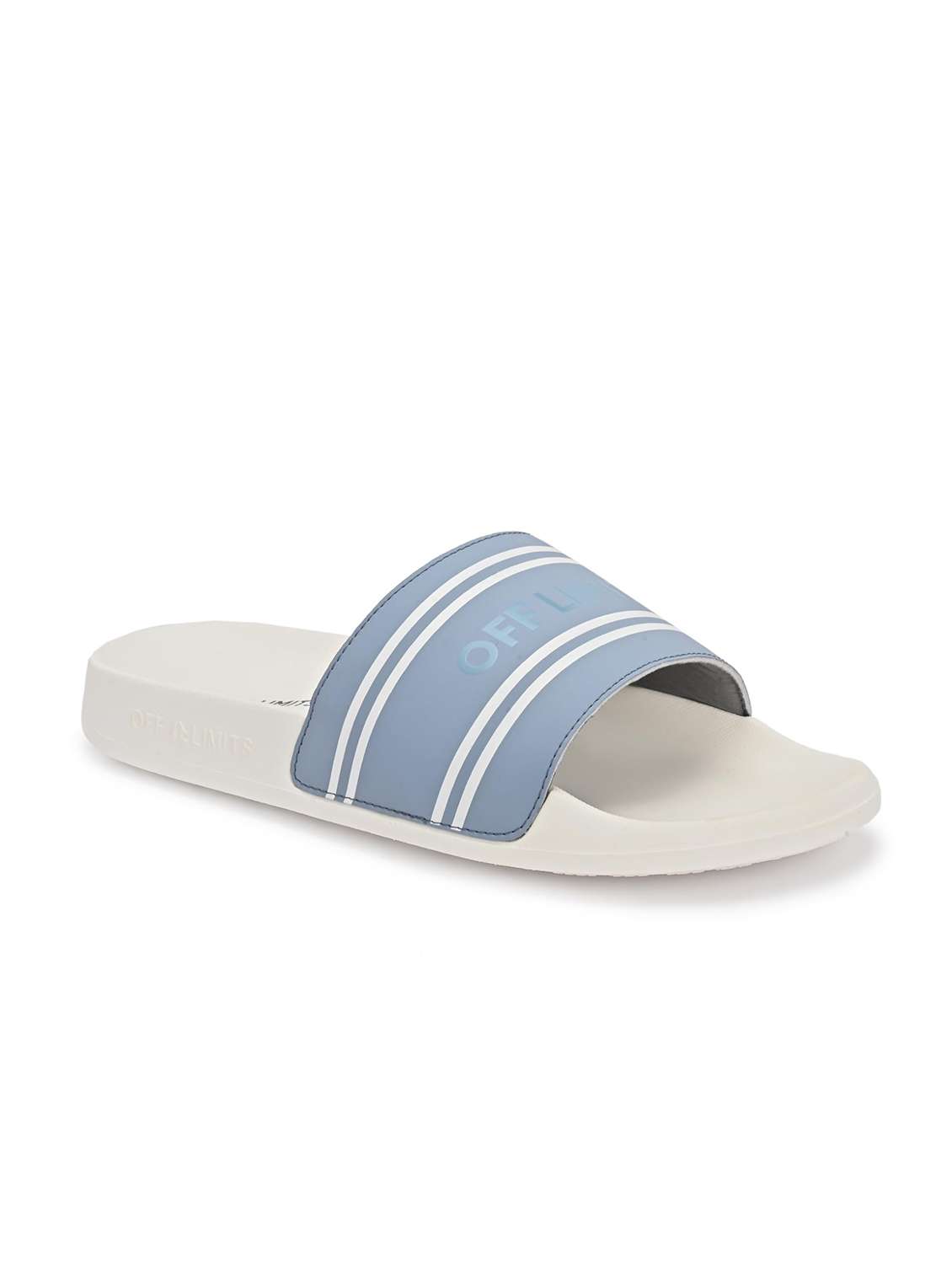 men printed slip on slider - 22582330 -  Standard Image - 1